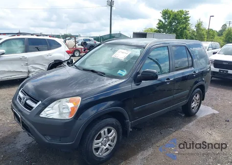 2004 Honda Cr-V Ex из США, поврежденный, VIN SHSRD78884U247569